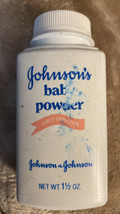 Johnson &amp; Johnson Talc Baby Powder 1.5oz Travel Size Discontinued VTG 1985 - £11.67 GBP