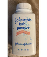 Johnson &amp; Johnson Talc Baby Powder 1.5oz Travel Size Discontinued VTG 1985 - £11.59 GBP