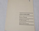 John Dowland Seven Pieces Arranged for the Guitar by Diana Poulton - $14.98