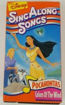 Pocahontas VHS Disneys Sing Along Songs Colors of the Wind (1995 Disney) - £5.07 GBP