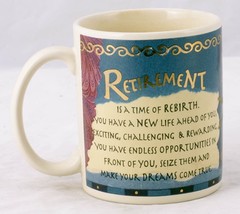 Unique &quot;Retirement...Time of Rebirth...New Life...Exciting...&quot; Papel Cof... - £6.83 GBP