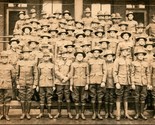 Vtg Postcard WW1 RPPC - Regiment of Soldiers Group Photos - UNP - £20.62 GBP