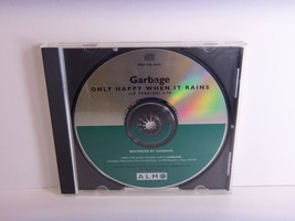 PROMO CD  SINGLE  GARBAGE  &quot;ONLY HAPPY WHEN IT RAINS&quot;  1995 - £15.82 GBP