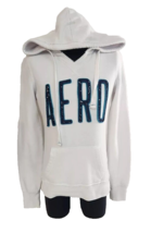 Aeropostale Aero Hoodie Youth XS White Hooded Pullover Sweatshirt Basic ... - $297.60 MXN