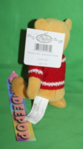 Walt Disney Store Winnie The pooh In Snowflake Sweater Stuffed Animal Toy - $14.84