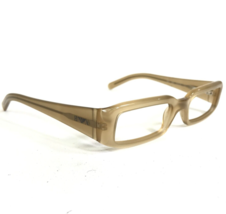Emporio Armani Eyeglasses Frames 687 083 Clear Brown Rectangular 50-18-135 - $69.91