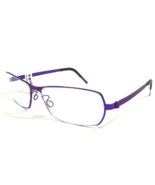 Lindberg Brille Rahmen 9508 Col.77 Irisierend Lila Streifen Titan 52-14-125 - $296.98