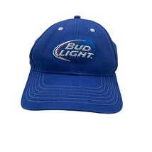 Bud Light Hat Beer Canvas Blue Unisex OS Adjustble - $12.85