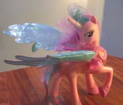 Vintage - Purple /PINK Light Up Wings Talks Pegauses My Little Pony 8&quot; - £13.02 GBP
