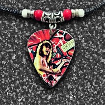 Handmade Eddie Van Halen Tribute Aluminum Guitar Pick Necklace - $10.94