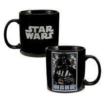 Star Wars Darth Vader Join Us Or Die 20 oz Black Ceramic Mug NEW UNUSED - £7.90 GBP