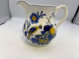 Spode BLUE BIRD Pitcher 5 3/4&quot; England Fine Stone - $79.99