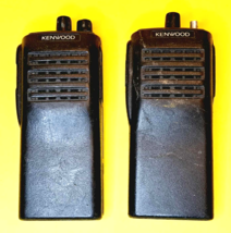 100% UNTESTED LOT OF 2x KENWOOD TK-260 VHF 150–174MHz PORTABLE TWO-WAY R... - $49.55