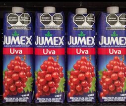 4X JUMEX GRAPE JUICE / JUGO DE UVA - 4 CONTAINERS OF 32.5 oz EACH - FREE... - $32.66