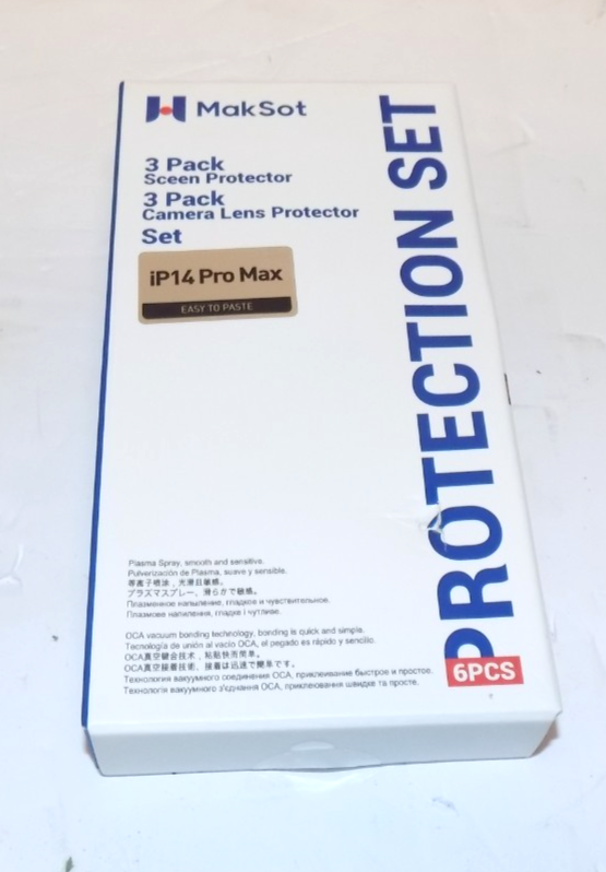 iPhone 14 Pro Max 6pc Privacy Screen Protector with Camera Lens Protecto... - $12.72