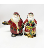 Debbie Mumm Santa&#39;s Spirit Salt &amp; Pepper Shakers Christmas Sakura NEW - $420.15 MXN