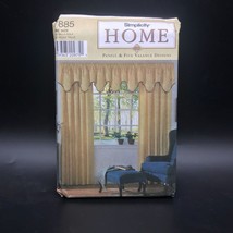 UNCUT Vintage Sewing PATTERN Simplicity Home 7885, Home Decorating 1999 Window - £10.07 GBP