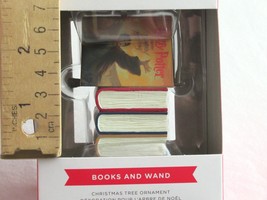 NEW Hallmark 2021 Harry Potter Books and Wand Wizarding World Christmas Ornament - £15.00 GBP