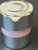 Light scented candle in silver cup - vanilla and wood - $25.00