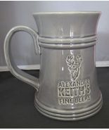 Alexander Keith&#39;s Nova Scotia Fine Beer Embossed Gray 14 Oz. Mug Stein  - $14.99