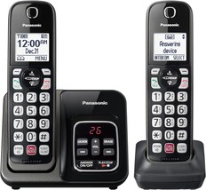 Panasonic Cordless Phone - Kx-Tgd832M (Metallic Black) - Features An, An... - $64.99