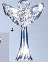 Birthstone Crystal Guardian Angel Pendant Necklace in Gift Box - Birthda... - $15.82