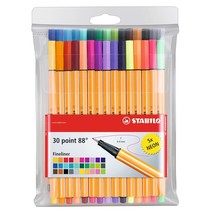 STABILO Point 88 Fineliner Pens, 0.4 mm - 30-Color Set - £29.87 GBP