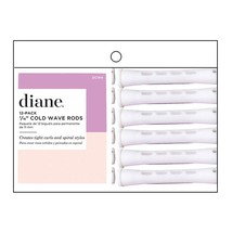 2XDiane Cold Wave Perm Rods, 12 Pack-(K) Long White 7/16&quot; - $17.95