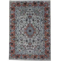 5x7 Authentic Handmade Wool &amp; Silk Oriental Rug PIX-21751 - £1,848.46 GBP