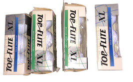 Top Flite “Regular” &amp; “Tour” Trajectory Vintage Lot Of 12 Balls Total - $15.80