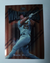 1997 Topps Finest Baseball Mark McGwire #30 Oakland Athletics MLB Card - £2.35 GBP