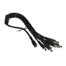 1 to 8 Power Splitter Adapter Cable For CCTV CAMERAS - £14.21 GBP