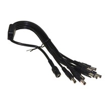 1 to 8 Power Splitter Adapter Cable For CCTV CAMERAS - £14.15 GBP