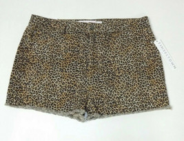 TINSELTOWN Denim COUTURE Womens Juniors Teen Girls LEOPARD Shorts Size 17 - $14.63