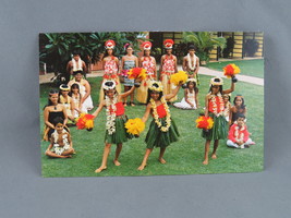 Vintage Postcard - Hula Show Cast Napili Kai Beach Club Hotel - Hawaiian Service - £11.75 GBP
