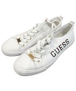 Guess White Red Plaid Tartan Logo Gold Hardware Fashion Sneakers Size 9 NEW - $39.93 CAD