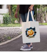 Halloween Tote Bag – Reusable Washable Cotton Trick or Treat Jack O' Lantern Bag - $12.97