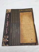 The Lord Of The Rings The Roleplaying Game Promotional Advertisement Sheet - $42.76