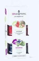 SpaScriptions Exfoliant Watermelon/Kiwwi Lip Therapy Kit. 2pack. 1.7oz - £11.77 GBP