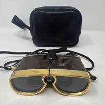 Vintage Tasco Binoculars Model 180 24K Gold Plated 8X21mm Jaguar (Japan) - $42.74