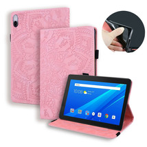 For 10.1" Lenovo Tab E10 TB-X104 Pattern Learther Cards Slot Magnetic Case Cover - $92.72