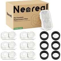 6-Pack Replacement Filters &amp; Sponges for 3.2L Stainless Steel Cat Fountain - $46.48