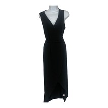 Charming Charlie Women&#39;s Black Asymmetrical Wrap Dress Size Small - £18.39 GBP
