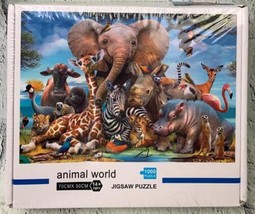 Jigsaw Puzzles for Adults 1000 Piece Cool Classic Jungle Animals 14 Plus - £15.90 GBP