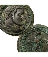 GALERIUS Rare CARTHAGE mint. Goddess with Fruit. Large Roman Empire Foll... - $372.22 CAD