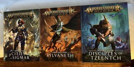 Lot Of 3 Warhammer Age Of Sigmar Hardcover Books - $29.99