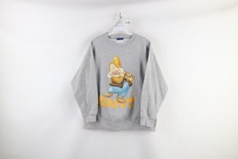 Vintage 90s Disney Womens Small Snow White Happy Dwarf Crewneck Sweatshirt Gray - £46.67 GBP