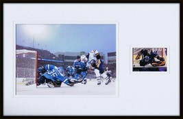 Ty Conklin Signed Framed 11x17 Photo Display JSA 2008 Winter Classic Pen... - £54.50 GBP