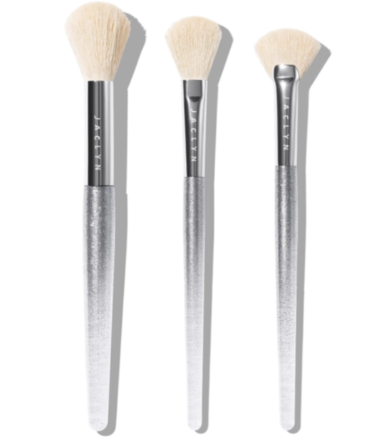 Primary image for Morphe X Jaclyn Cosmetics Bring The Light Highlighter Makeup Brush Trio Set