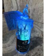 Seasonal Collection Sparkle LED Pillar Candle Color Changing 7 In Tall - $361.01 MXN